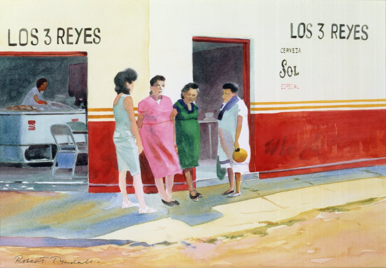 Konuşma, Yucatan, Meksika by Robert Tyndall