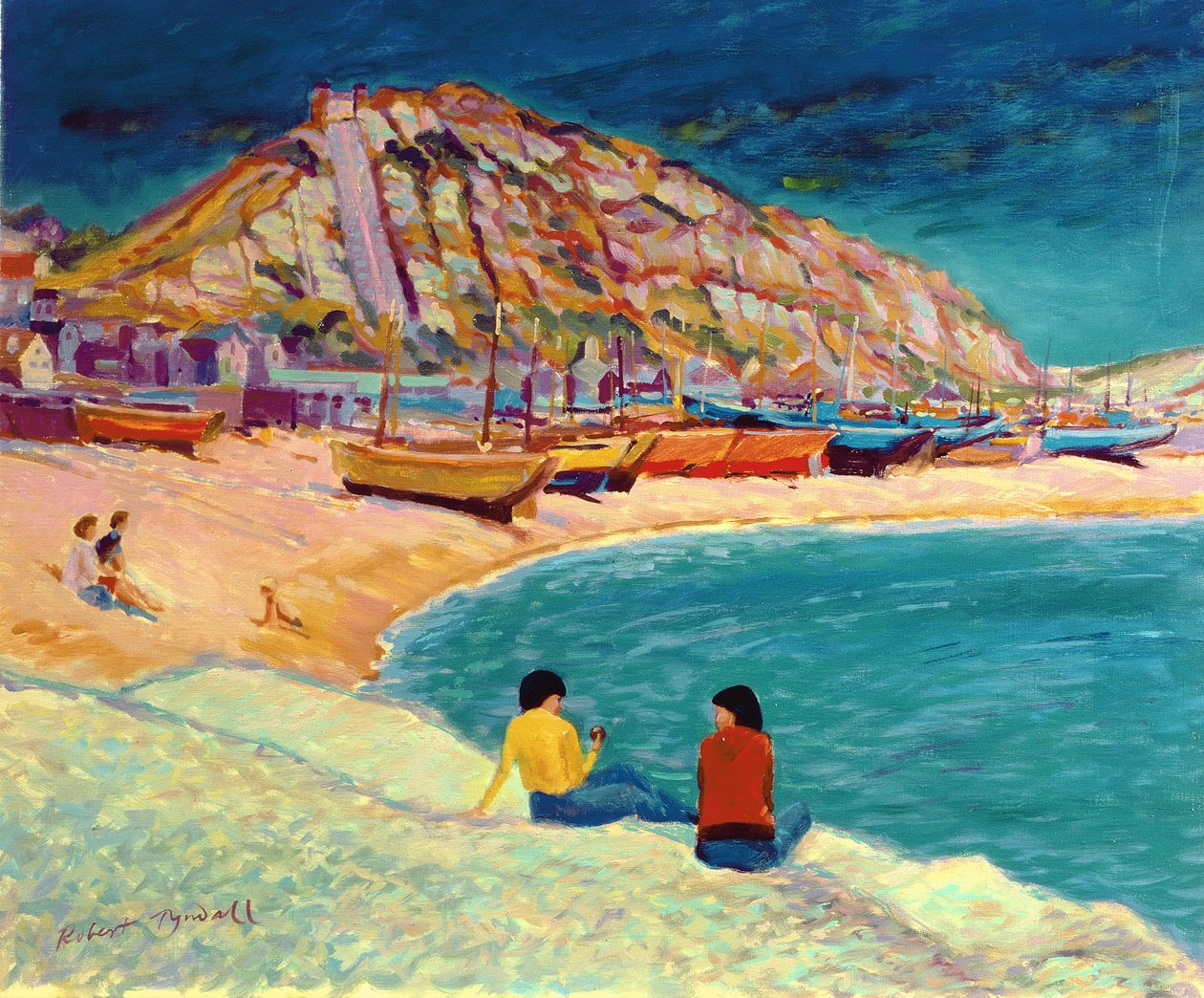 Hastings: sahil sahnesi by Robert Tyndall