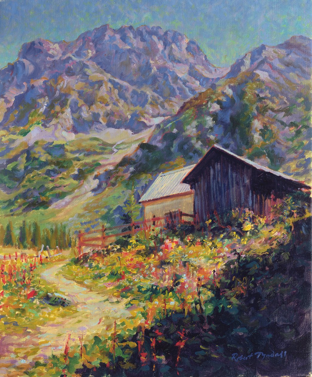 Haute Alpes, Fransa by Robert Tyndall