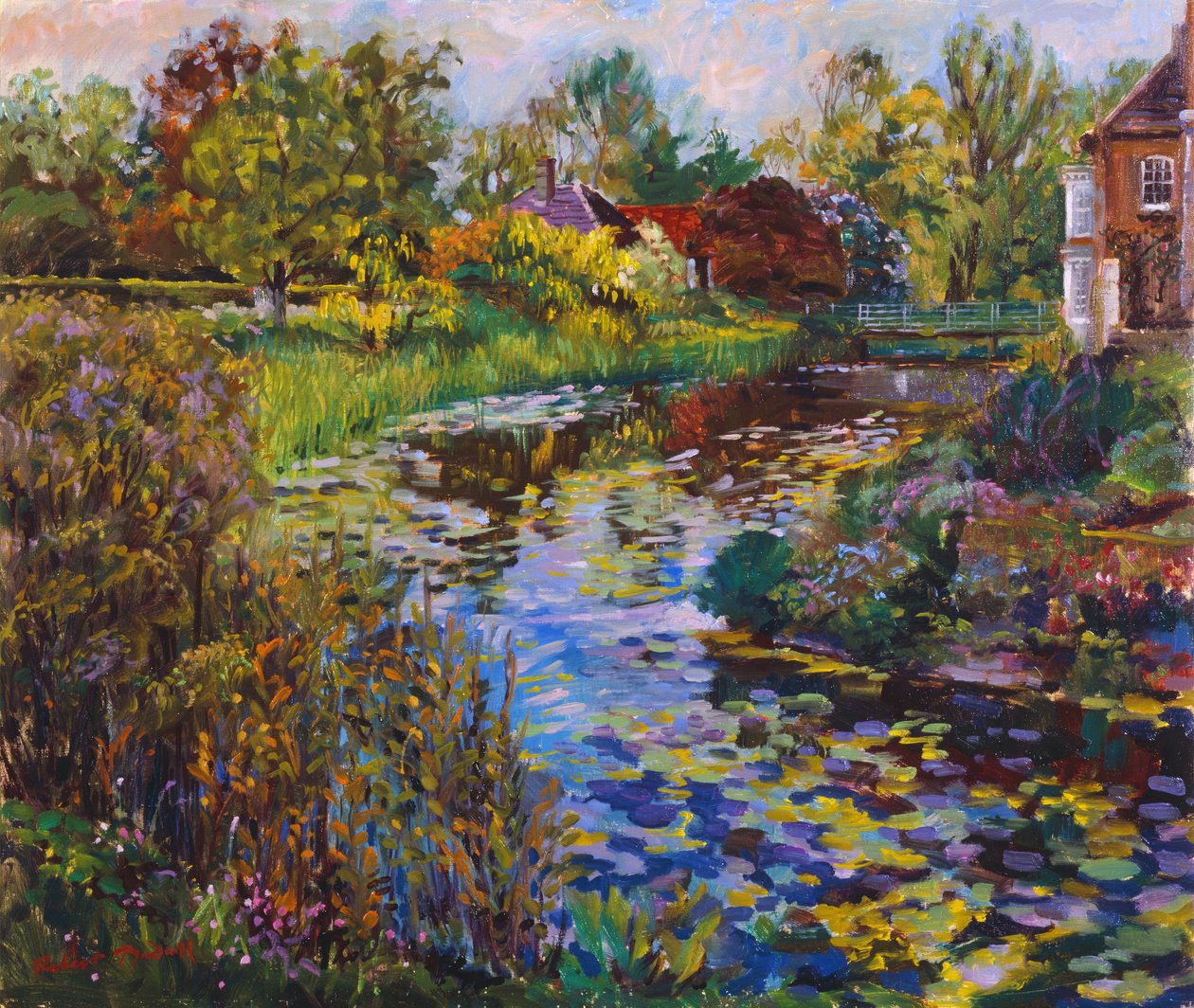 Moated House, Yeni Kereste, Sussex by Robert Tyndall