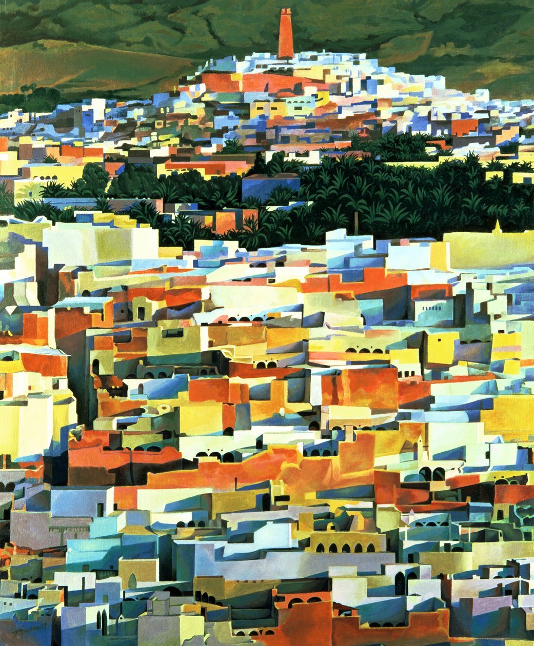 Kuzey Afrika Şehir Manzarası by Robert Tyndall