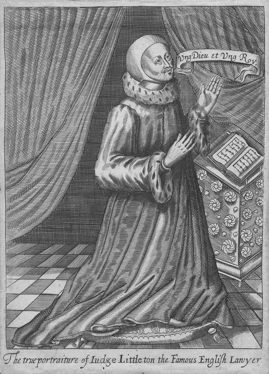 Yargıç Thomas Littleton, 1628 by Robert Vaughan