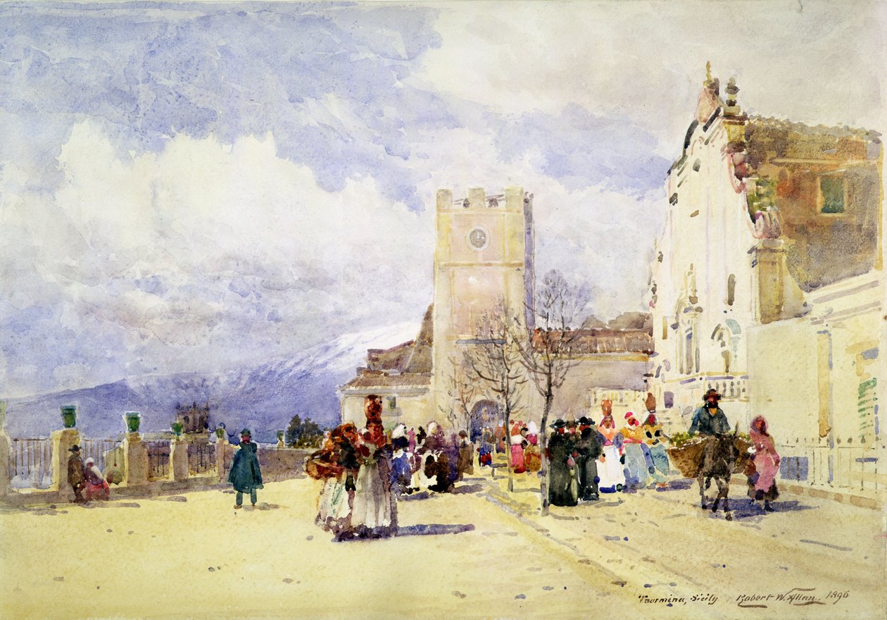 Taormina, Sicilya, 1896 by Robert Weir Allan
