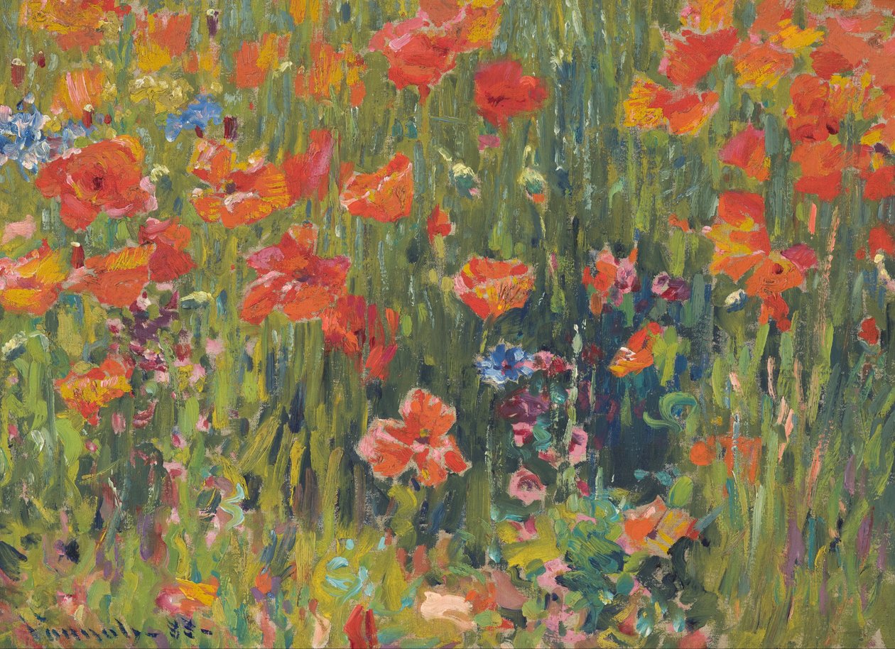 haşhaş by Robert William Vonnoh