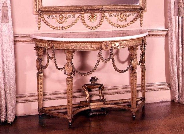 Adam tarafından tasarlanan, c.1755 (scagliola) by Robert Adamson