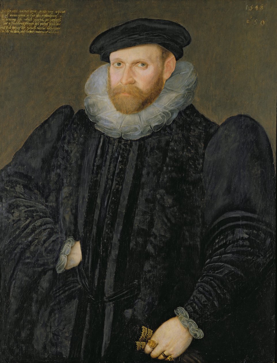 Bir Genç Adam olarak Sir Edward Grimston (1529-1610) by Robert Peake