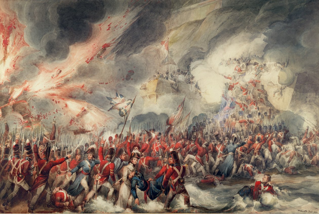 Cape St Vincent Savaşı, c.1800 (renkli gravür) by Robert (after) Cleveley