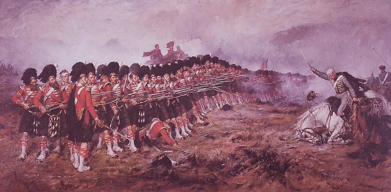 İnce Kırmızı Hat, 93. Highlanders, 1854