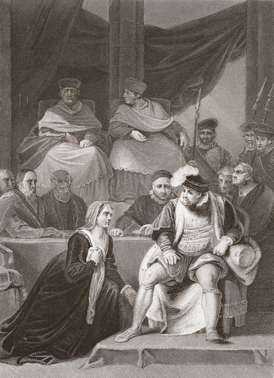 AH Payne tarafından kazınmış Henry VIII