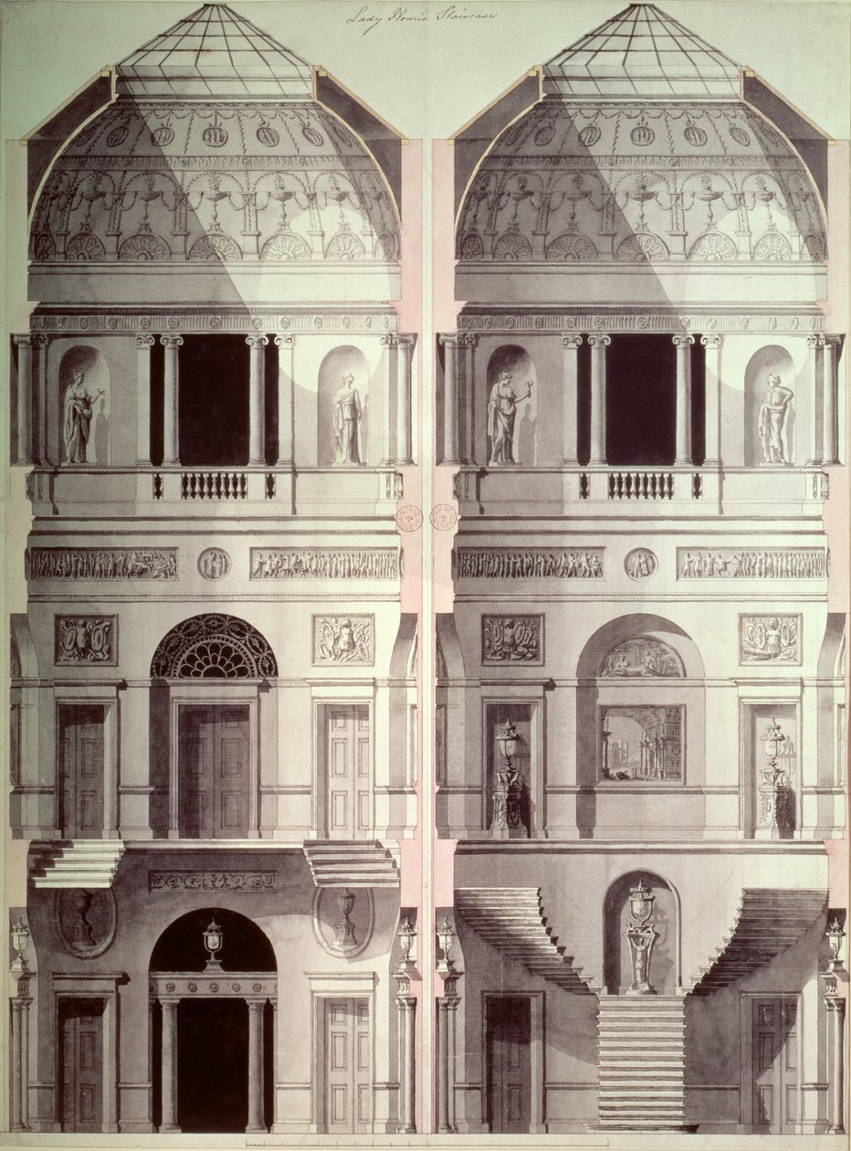 Portman Meydanı, Ev Evi, Robert Adam (1728-92) by Robert Adam