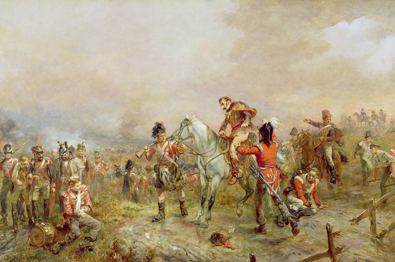 Waterloo Tarlası by Robert Alexander Hillingford