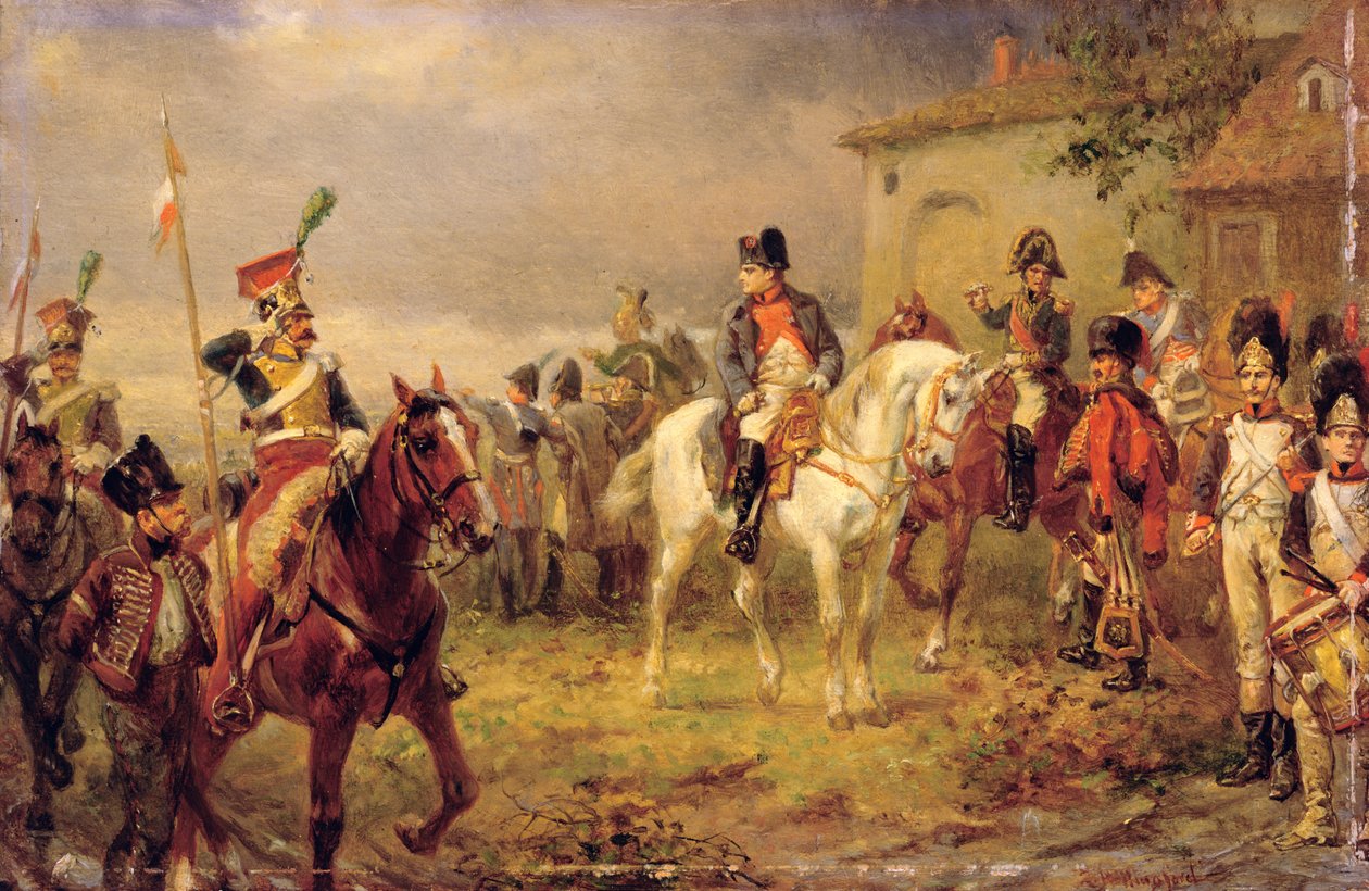 Cepheden Haberler (panelde yağ) by Robert Alexander Hillingford