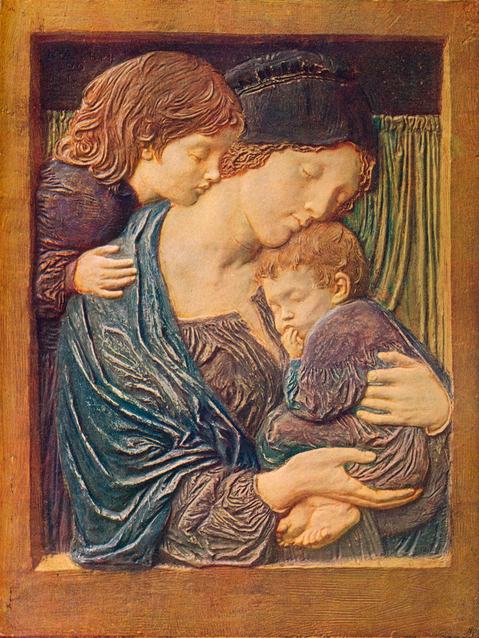 Anne ve Çocuklar, c1900 by Robert Anning Bell