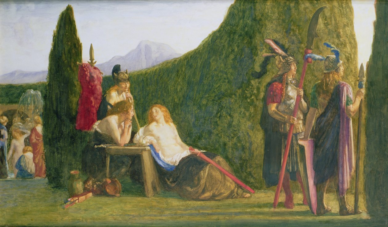 Kraliçe Hippolyta'nın Muhafızı, 1908 by Robert Anning Bell