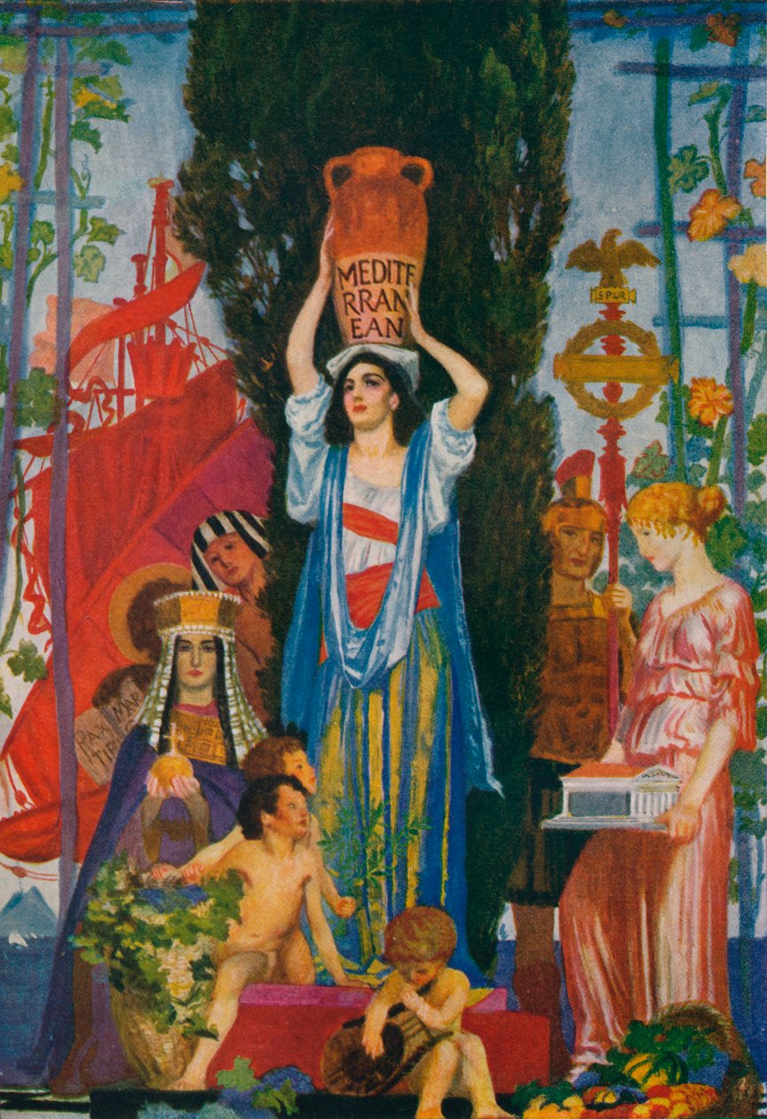 Yedi Deniz Kroki, c1922, 1923 by Robert Anning Bell