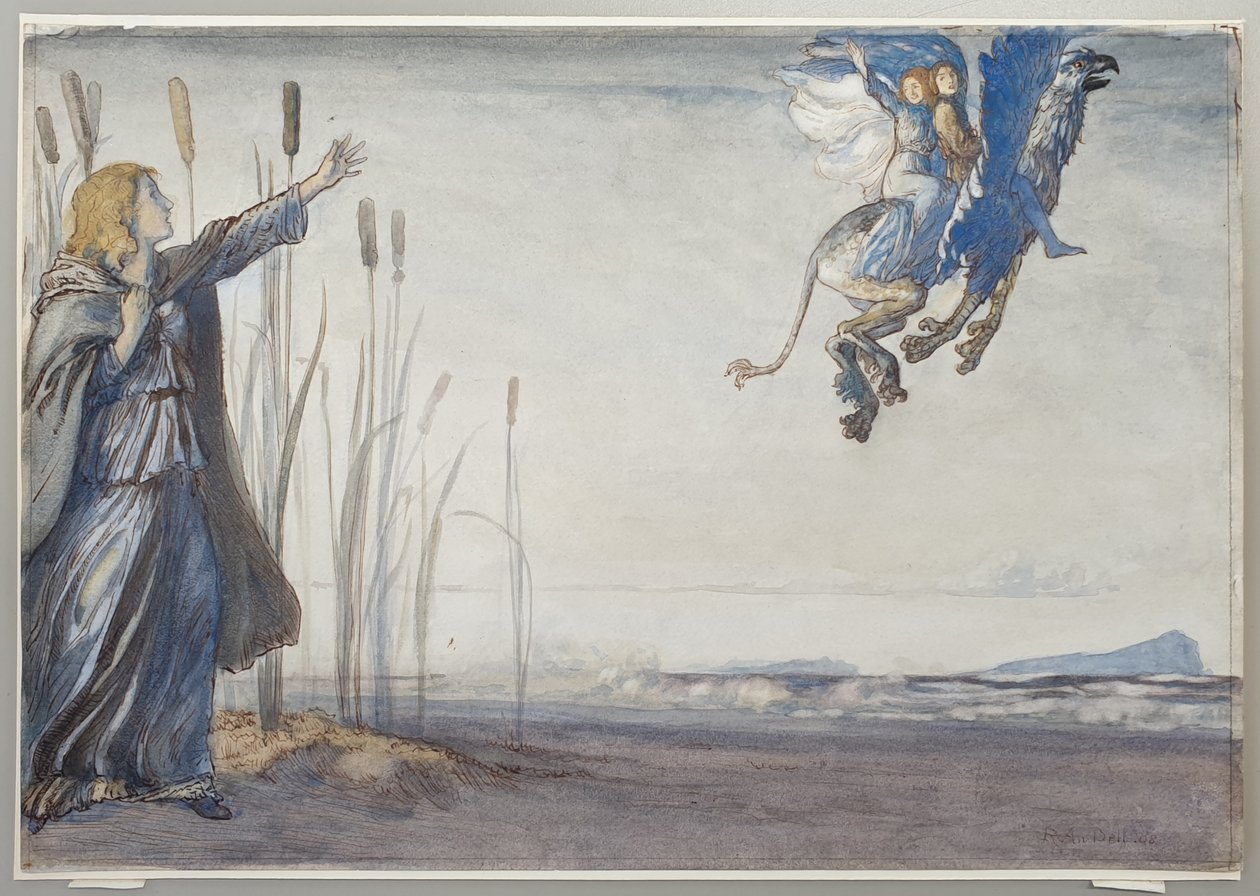 Zambak ve Aslan by Robert Anning Bell