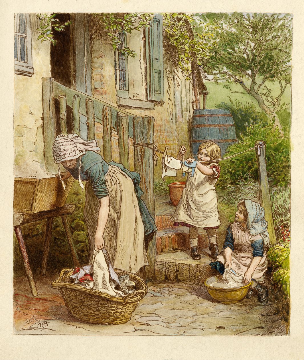 Anne ve Çocuklar Çamaşırhanede, pub
