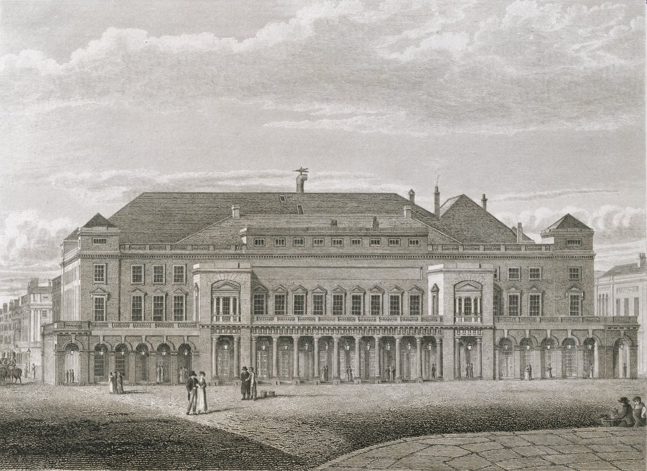 Kral Tiyatrosu, Haymarket, Bartholomew Howlett (1767-1827), pub tarafından oyulmuş. Robert Wilkinson tarafından, 1820 by Robert Blemell Schnebbelie