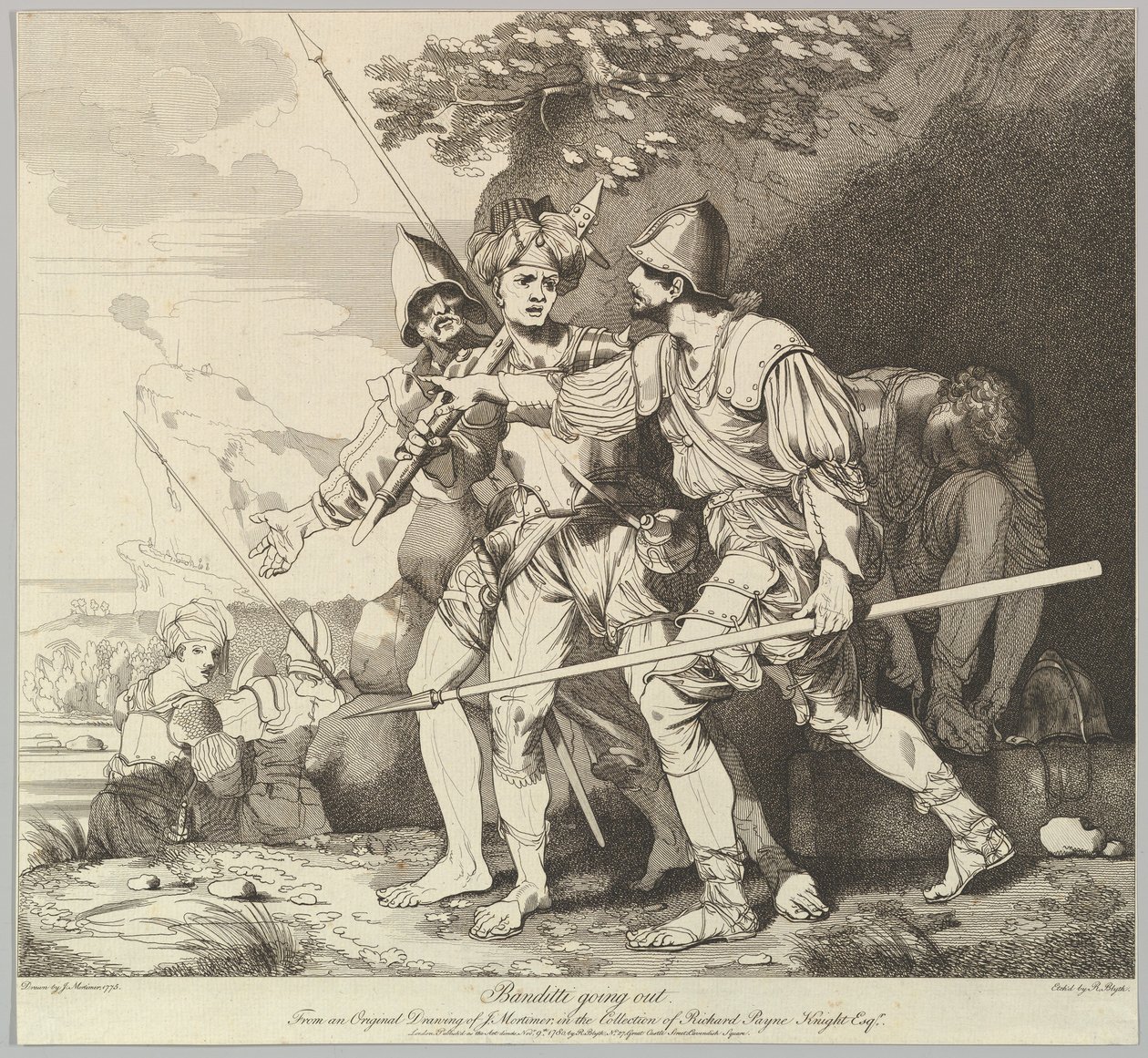Banditti Dışarı Çıkıyor, 9 Kasım 1780. by Robert Blyth