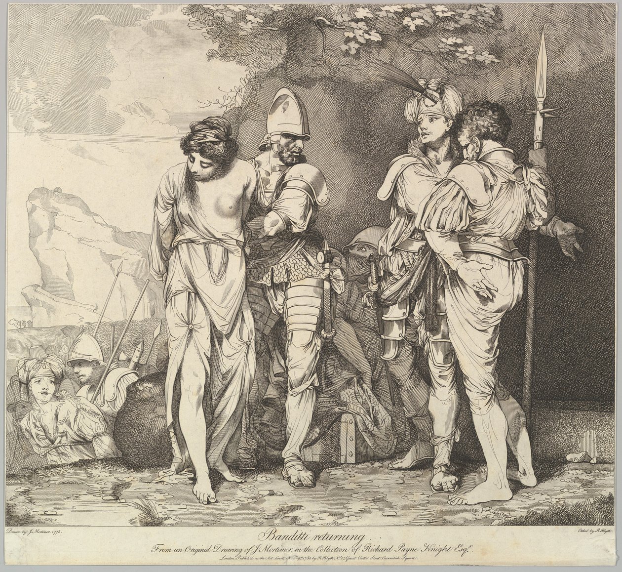 Haydutların Dönüşü, 9 Kasım 1780. by Robert Blyth