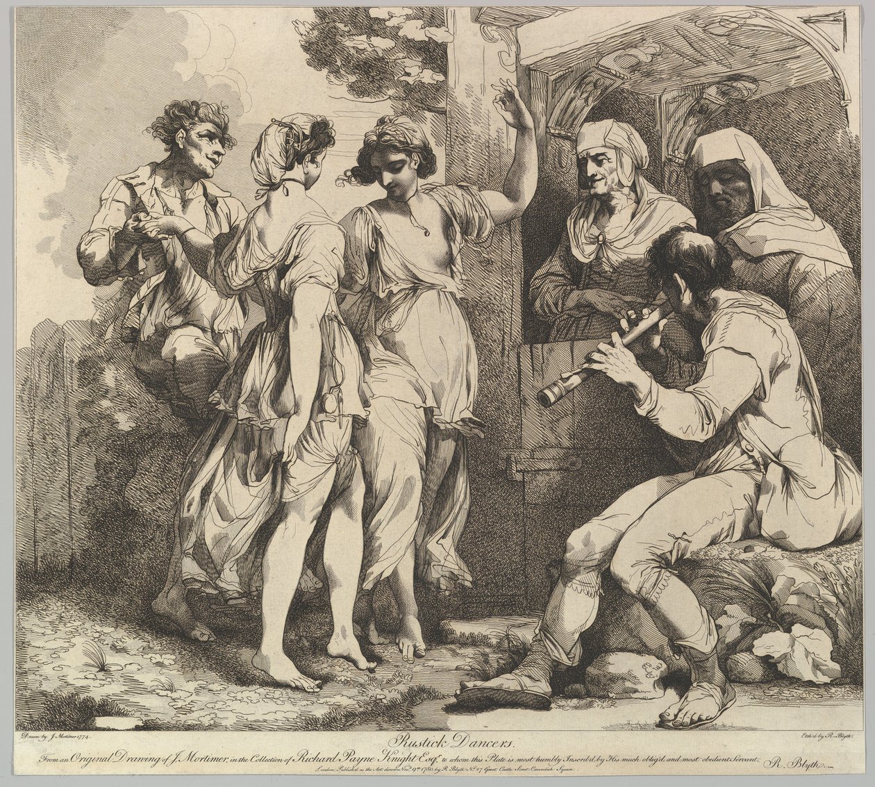 Rustik Dansçılar, 9 Kasım 1780. by Robert Blyth