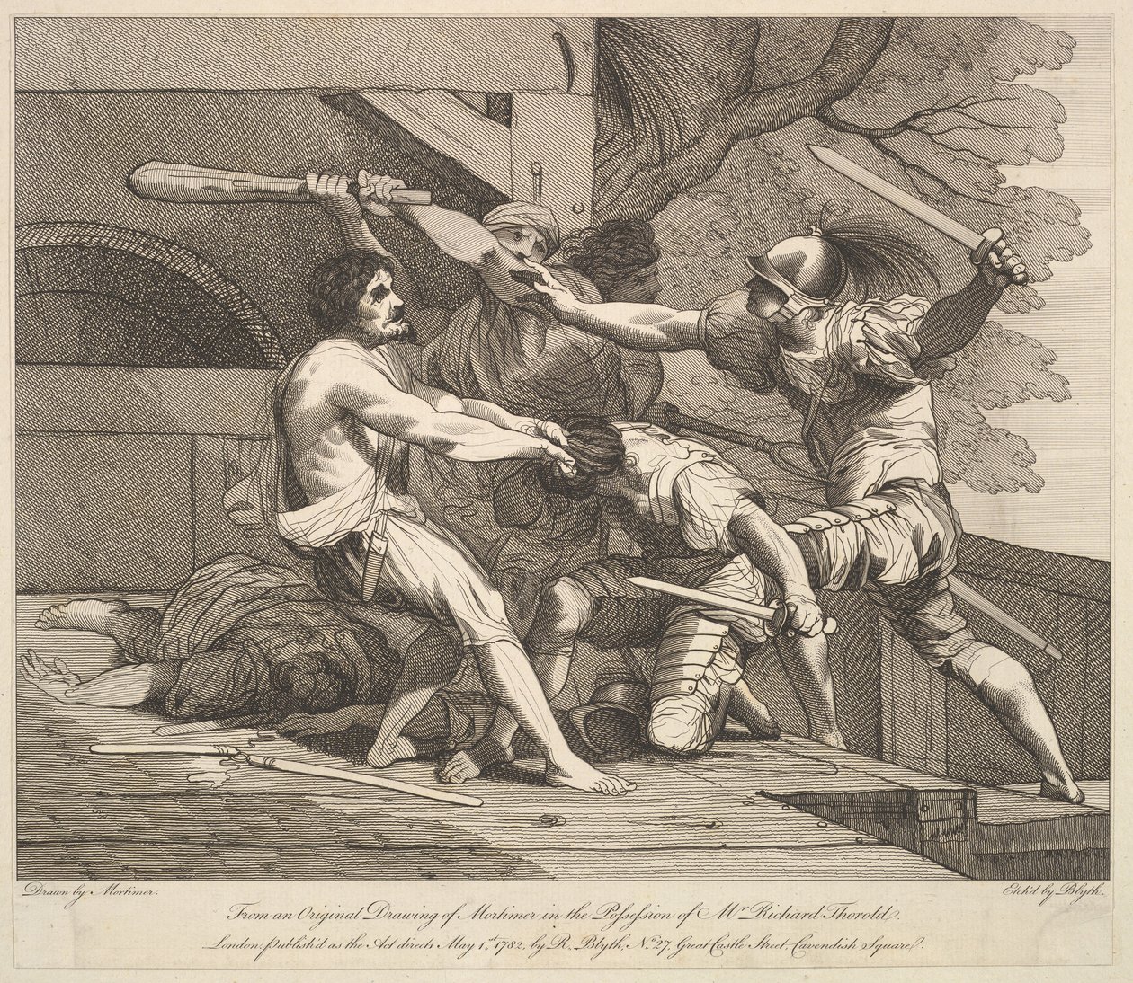Haydut Kalesine Baskın, 1 Mayıs 1782. by Robert Blyth