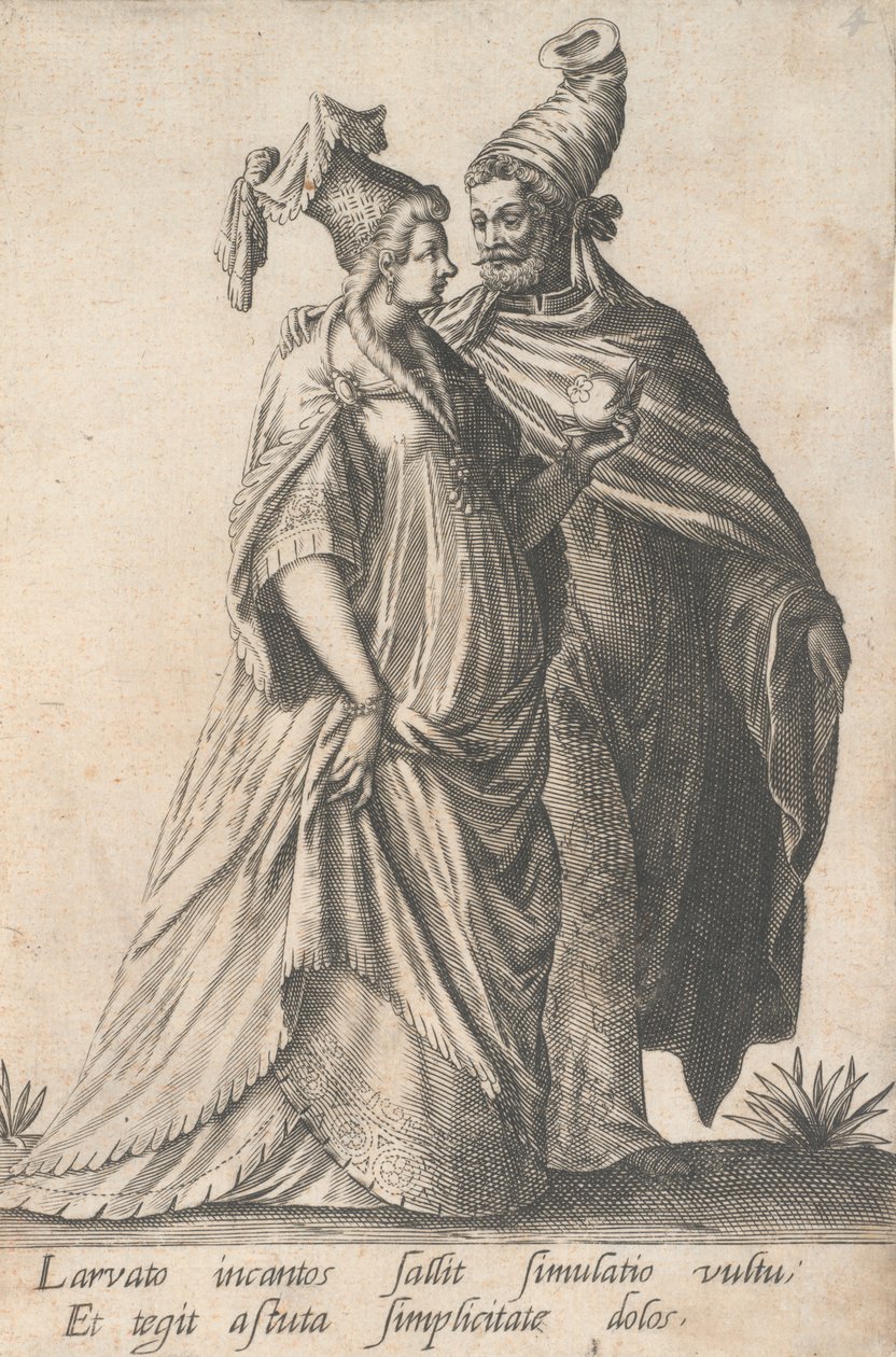 Maskeli Balolardan Gezici Çift by Robert Boissard