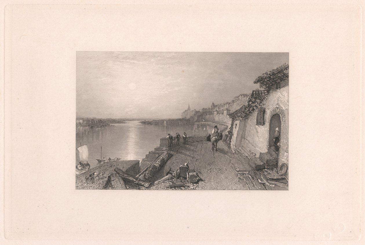 Saumur yakınlarındaki Rietz by Robert Brandard