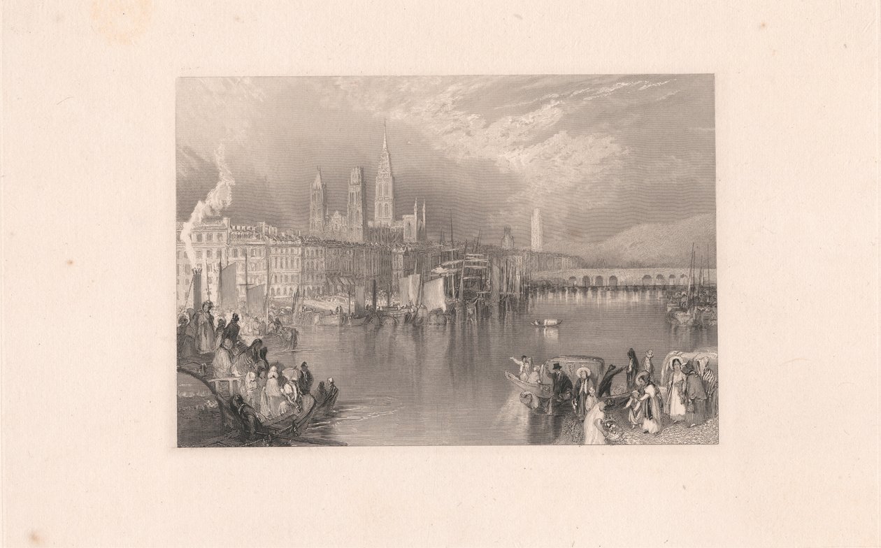 Rouen, nehre bakıyor by Robert Brandard