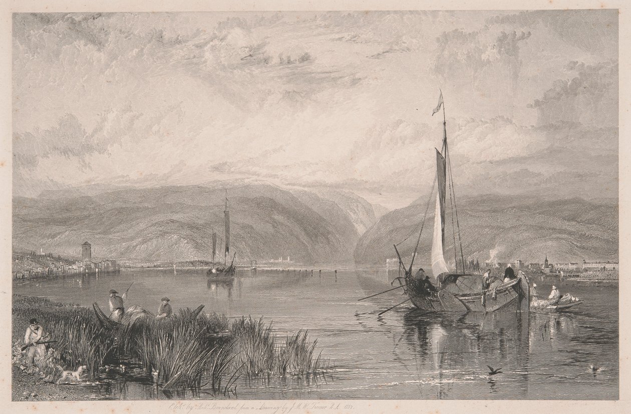Ren - Neuwied ve Weissenthurm by Robert Brandard
