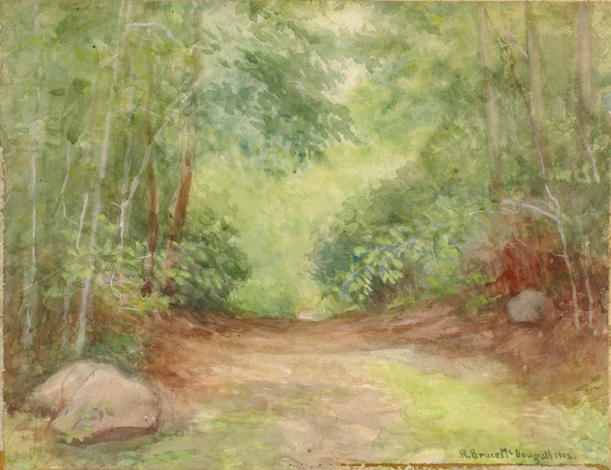 İsimsiz Orman Manzarası, 1902. by Robert Bruce McDougall