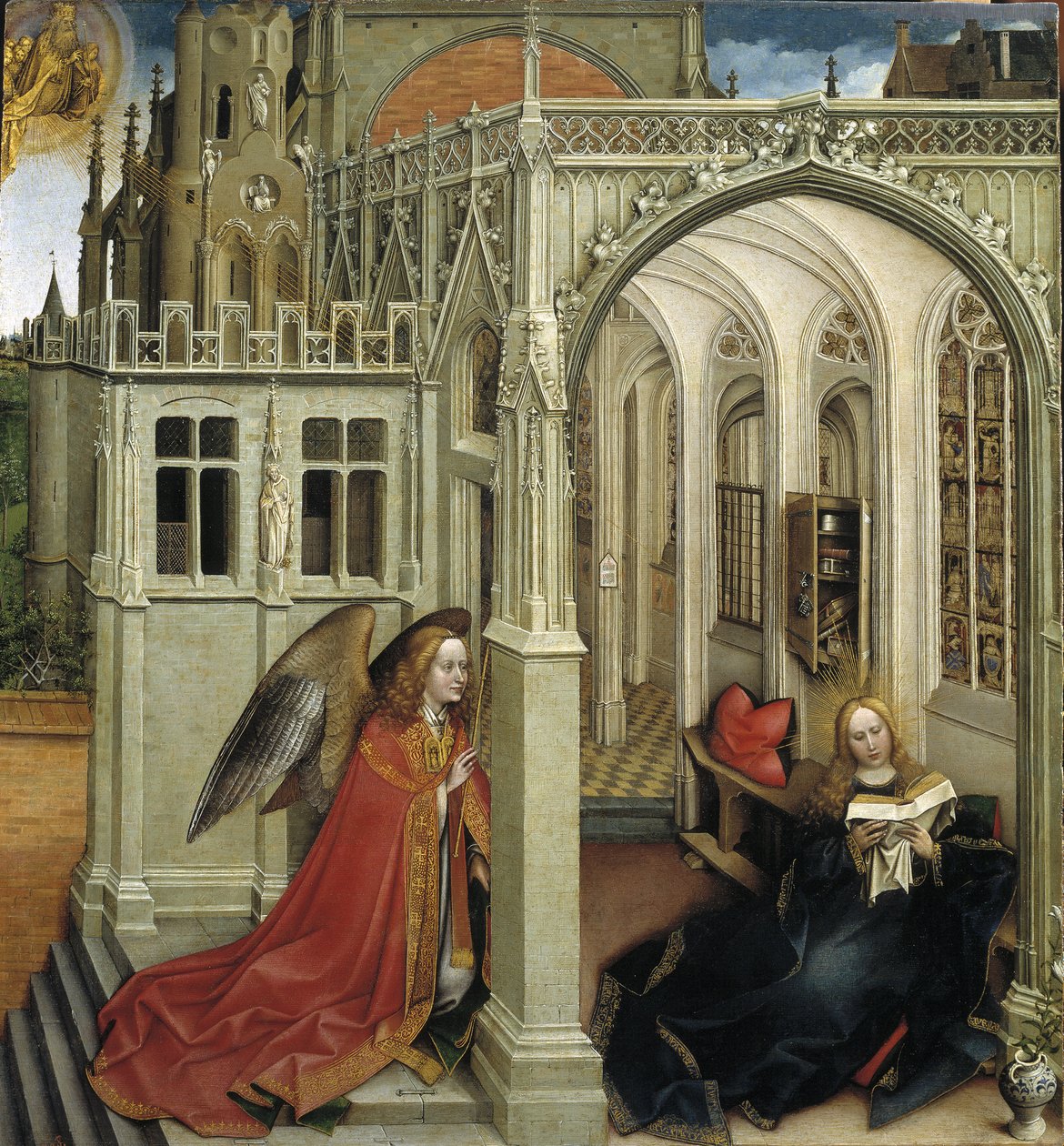 Müjde, 1418-1419 by Robert Campin