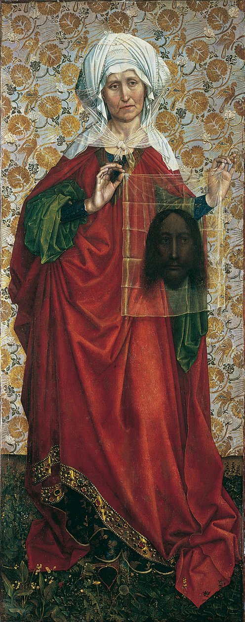 Flémalle Panelleri: Aziz Veronica by Robert Campin