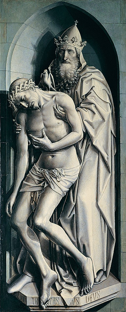 Flémalle Panelleri: Kutsal Üçlü by Robert Campin