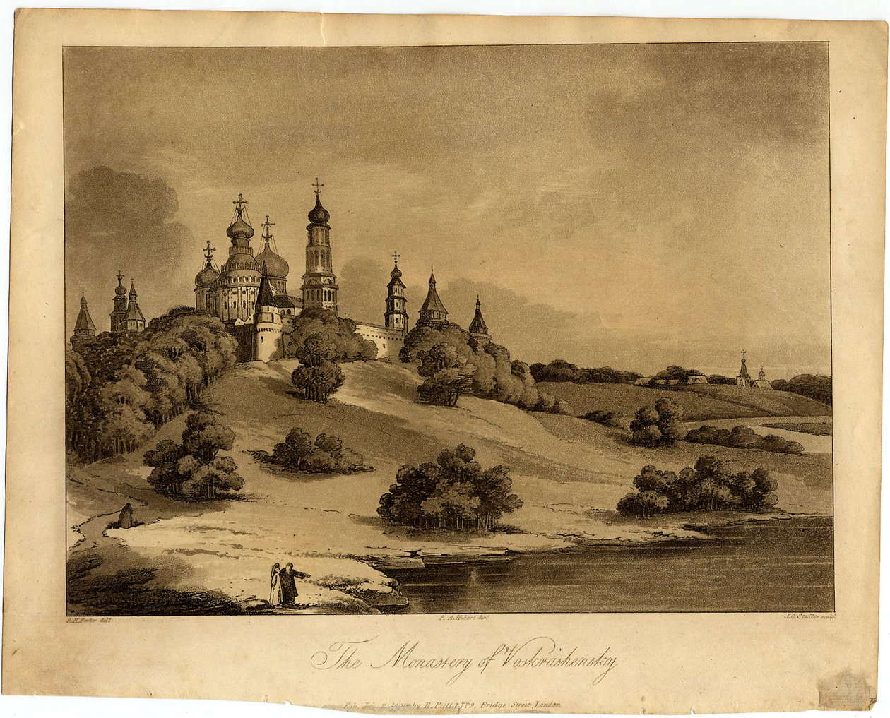 Yeni Kudüs Manastırı, 1809 by Robert Carr Porter