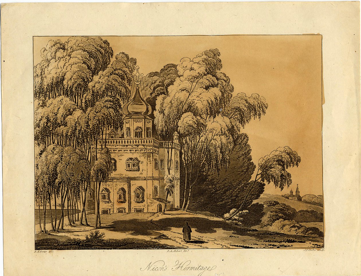 Yeni Kudüs Manastırı, 1809 by Robert Carr Porter