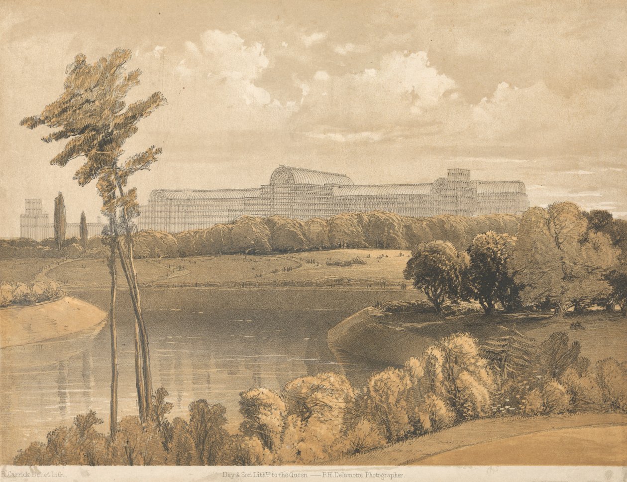 Rezervuardan Kristal Saray, Sydenham by Robert Carrick
