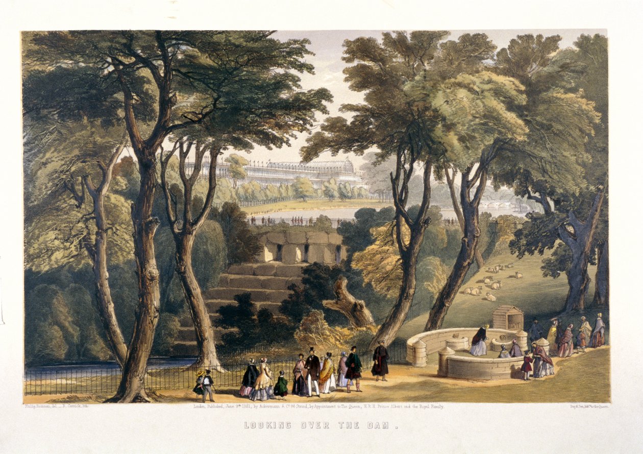 'Barajı seyretmek', 1851 by Robert Carrick