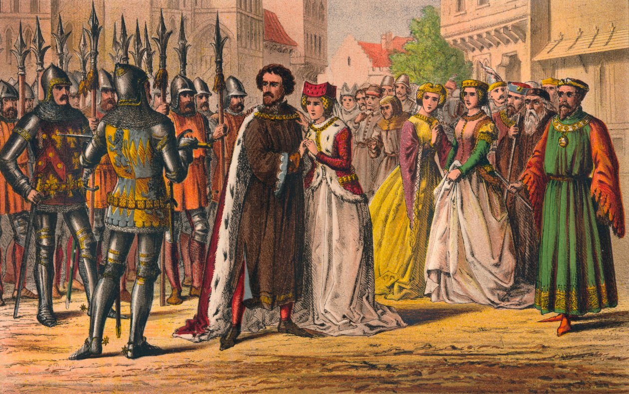 Lordum, Bolingbroke'un zihni değişti, Kule'ye değil, Pomfret'e gitmelisiniz, c1875 by Robert Charles Dudley