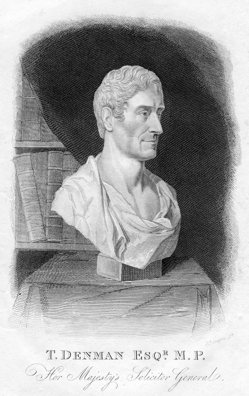 T Denman, majesteleri Başsavcı, 1820 by Robert Cooper