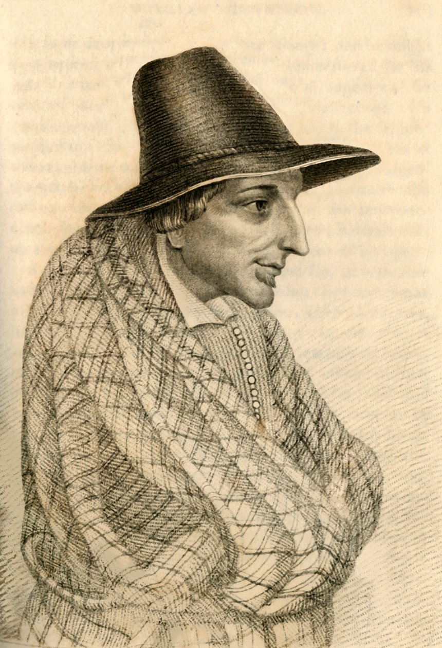 William Stevenson, 900 £ değerinde ölen kötü şöhretli bir Dilenci, 1821. by Robert Cooper