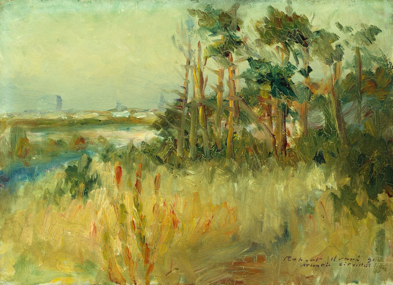 Atlantic City (tuval üzerine yağlıboya) by Robert Cozad Henri