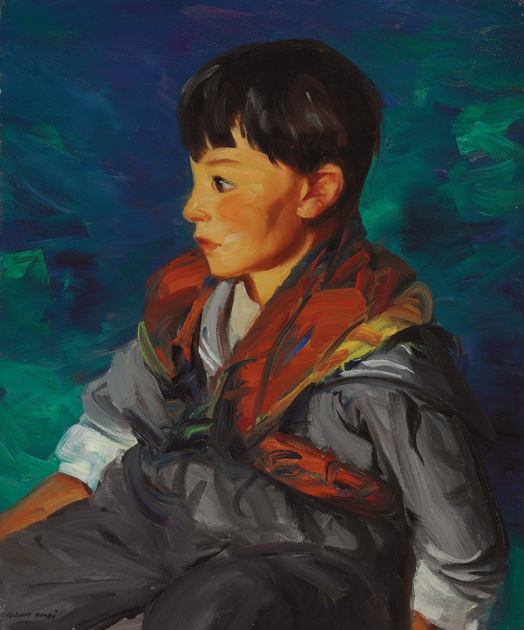 Nelson Cooper, Çingene Çocuk, 1915 by Robert Cozad Henri