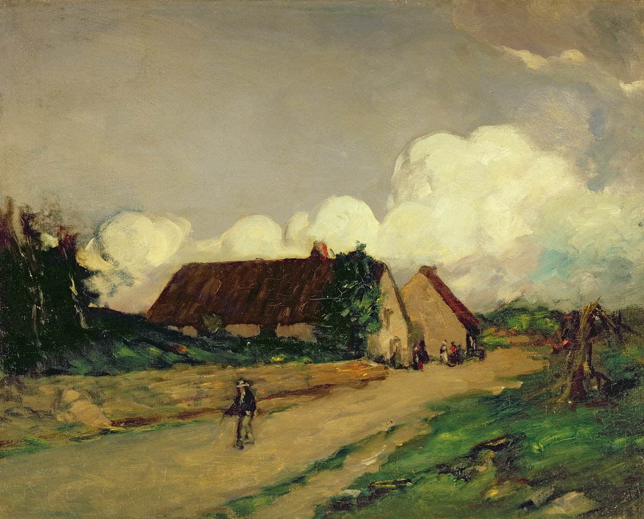 Eski Brittany Çiftlik Evleri by Robert Cozad Henri