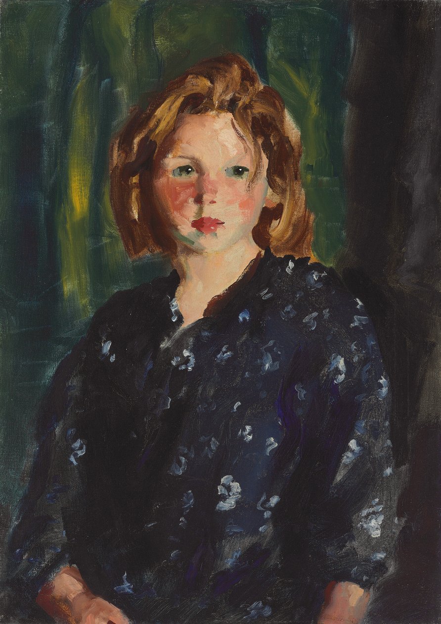 Bir Kızın Portresi, 1928 by Robert Cozad Henri