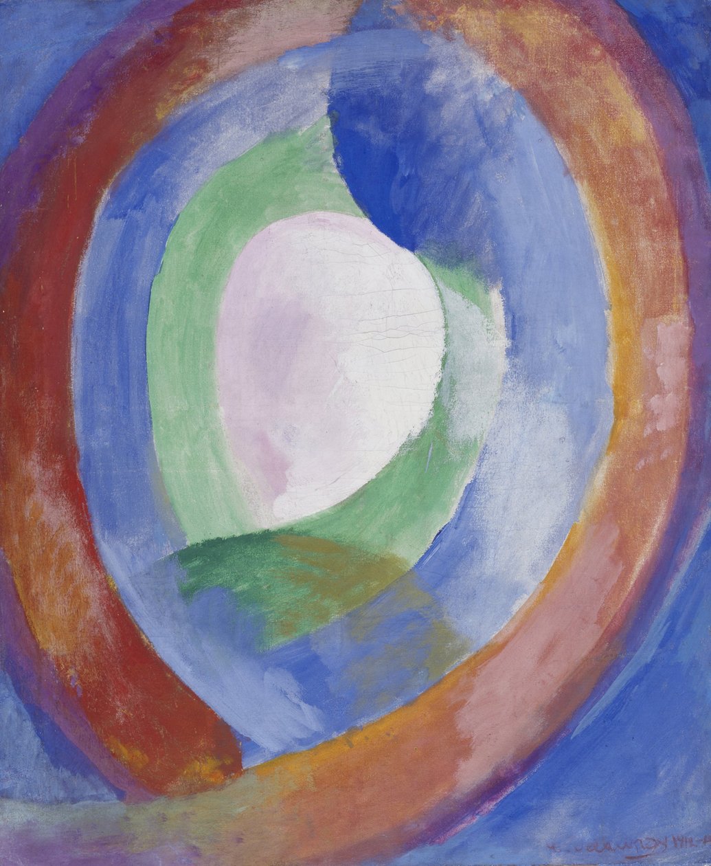 Dairesel şekiller, ay no. 1 by Robert Delaunay