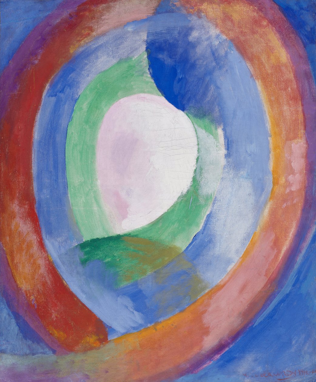 Dairesel şekiller, ay no. 1 by Robert Delaunay