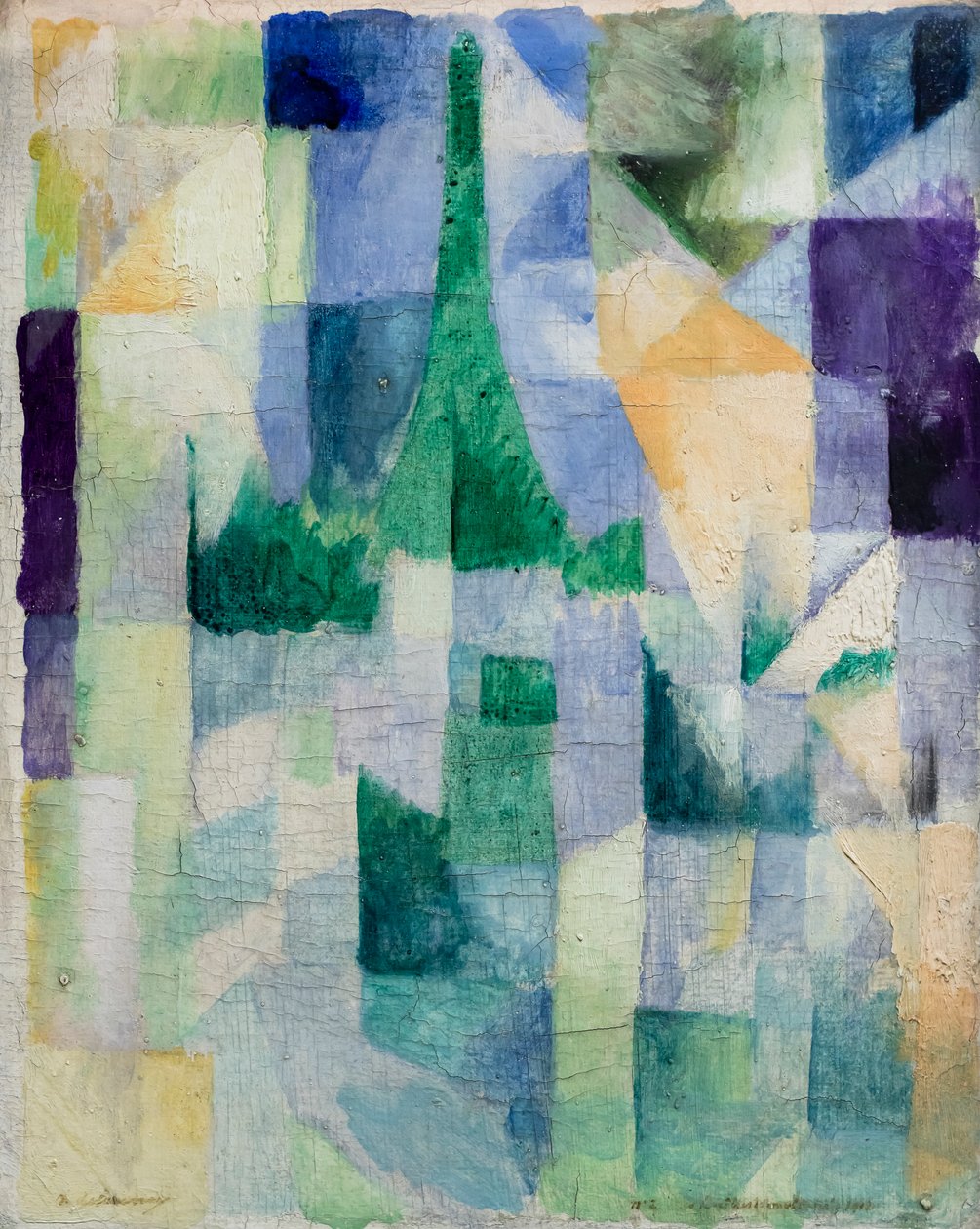 Eşzamanlı Pencereler Nr 2,1912 (Tuval üzerine yağlıboya) by Robert Delaunay