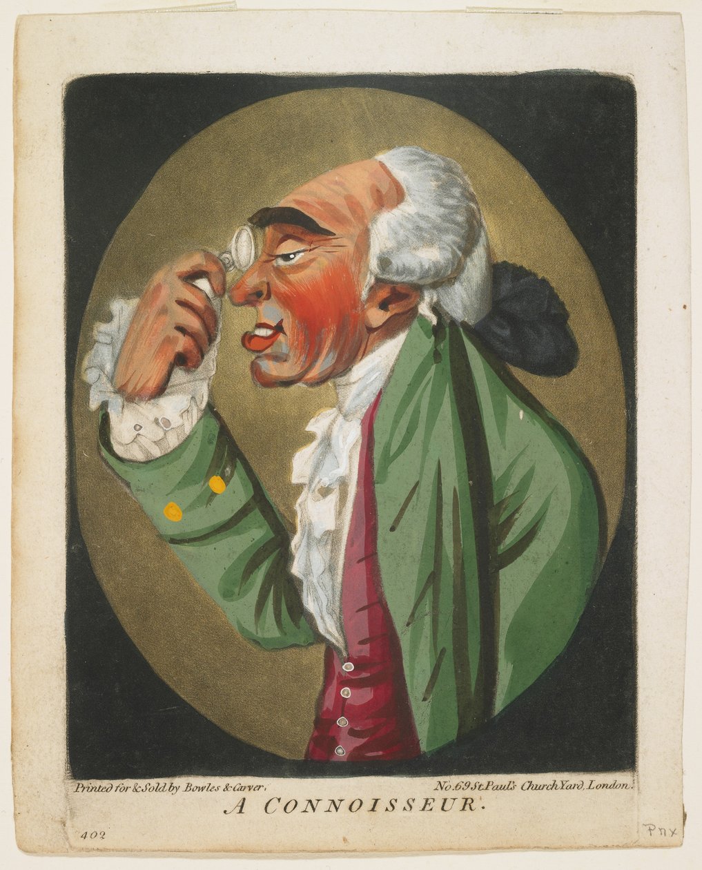 Bir Uzman, A Book of Heads'den, 1795 by Robert Dighton