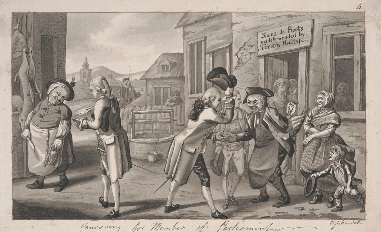 Milletvekili adaylığı by Robert Dighton